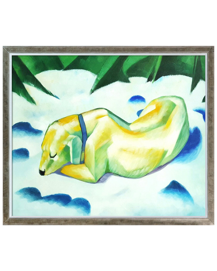 Shop Overstock Art Dog Lying In The Snow By Franz Marc