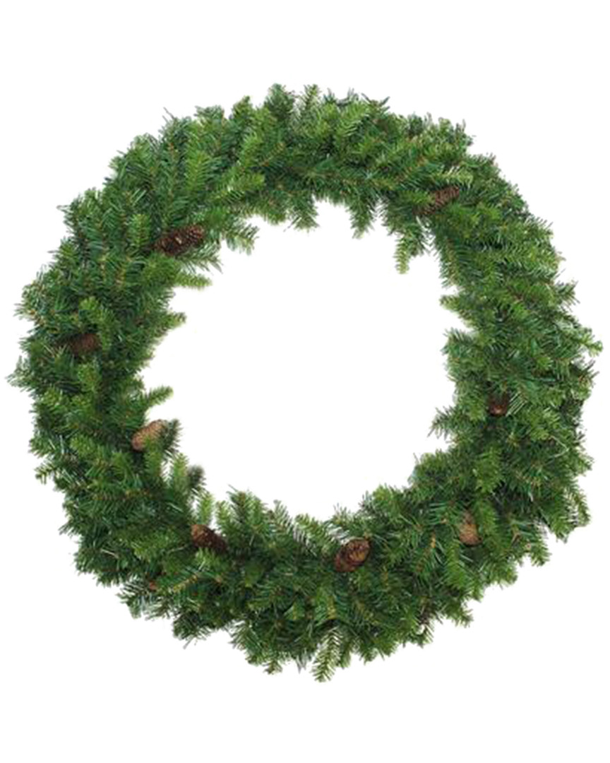 Northlight Dakota Red Pine Commercial Artificial Christmas Wreath With Pine Cones