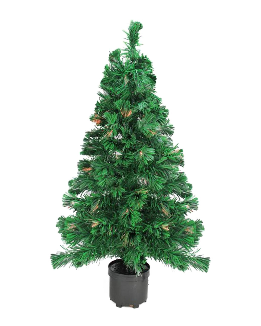 Northlight Pre-lit Color Changing Fiber Optic Artificial Christmas Tree