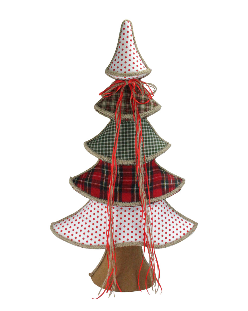 Shop Northlight Holiday Moments Red Green & White Whimsical Christmas Tree Decoration