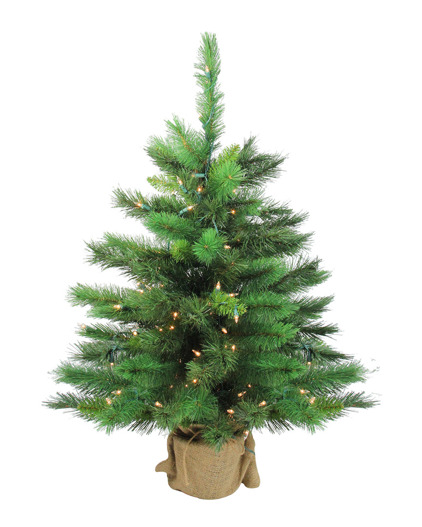 Northlight New Carolina Spruce Artificial Christmas Tree In Burlap Base