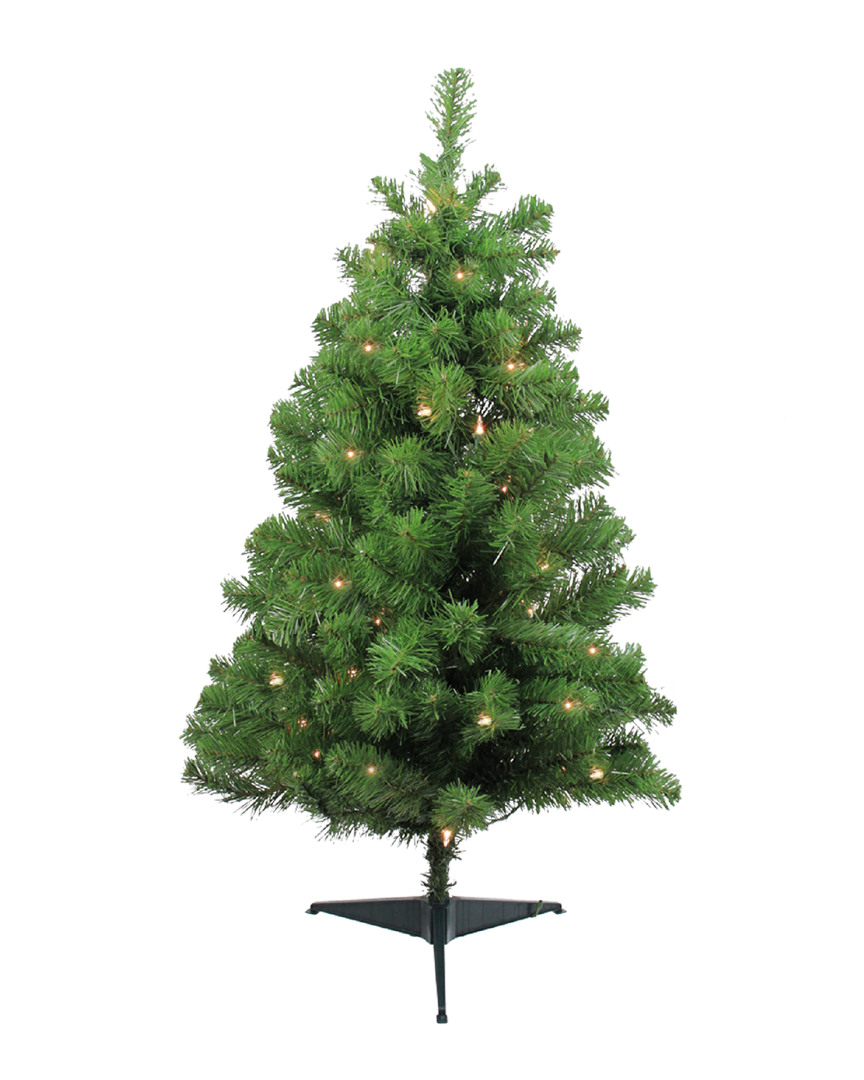 Northlight Pre-lit Traditional Noble Fir Medium Artificial Christmas Tree