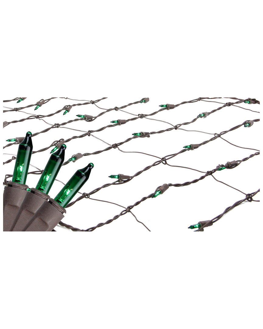 Northlight 2' X 8' Green Mini Tree Trunk Wrap Christmas Net Lights