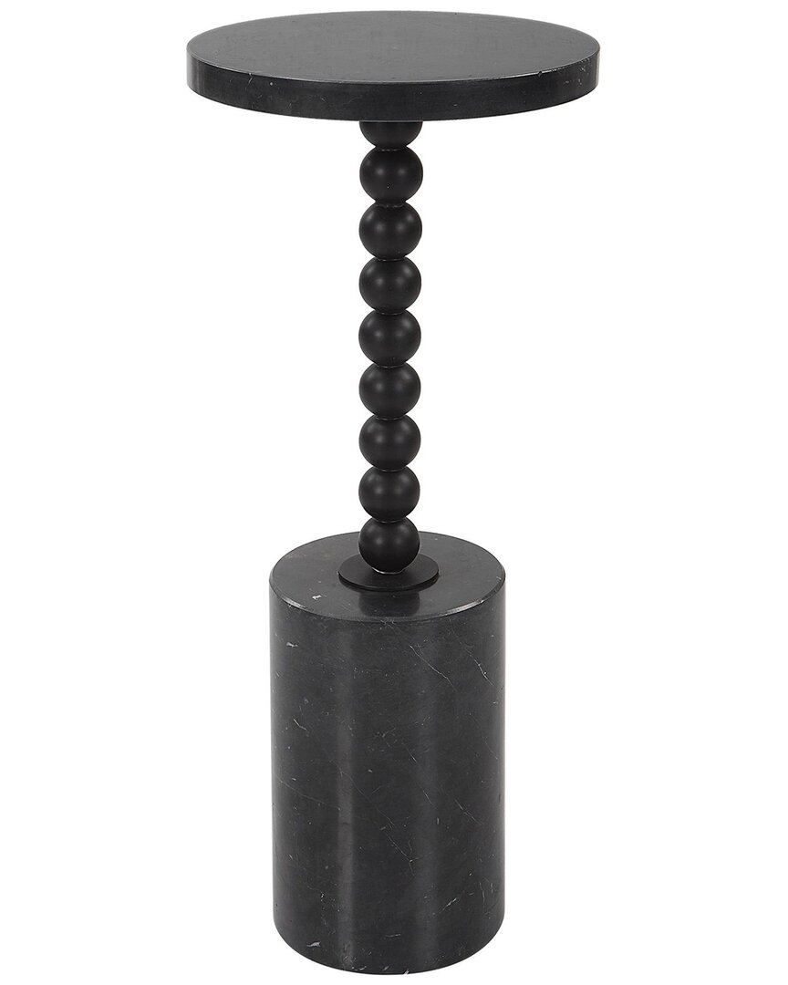 Uttermost Bead Marble Drink Table