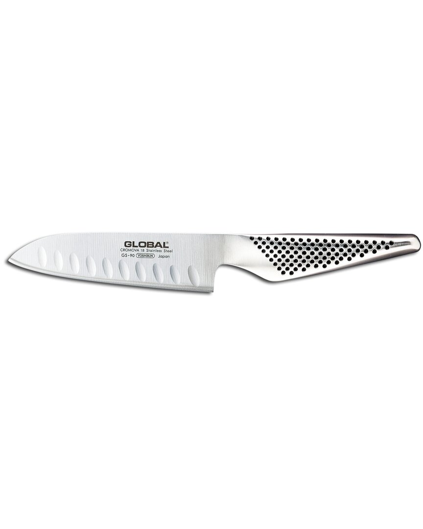 Global 5in Santoku Fluted Knife Fluted