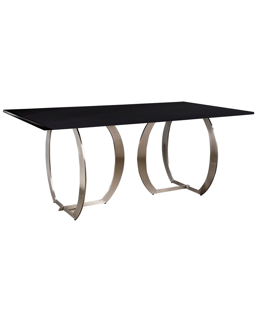 Statements By J Monique Glass Top Dining Table For 6