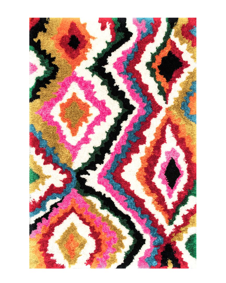 Nuloom Handmade Carnival Abbey Shaggy Rug