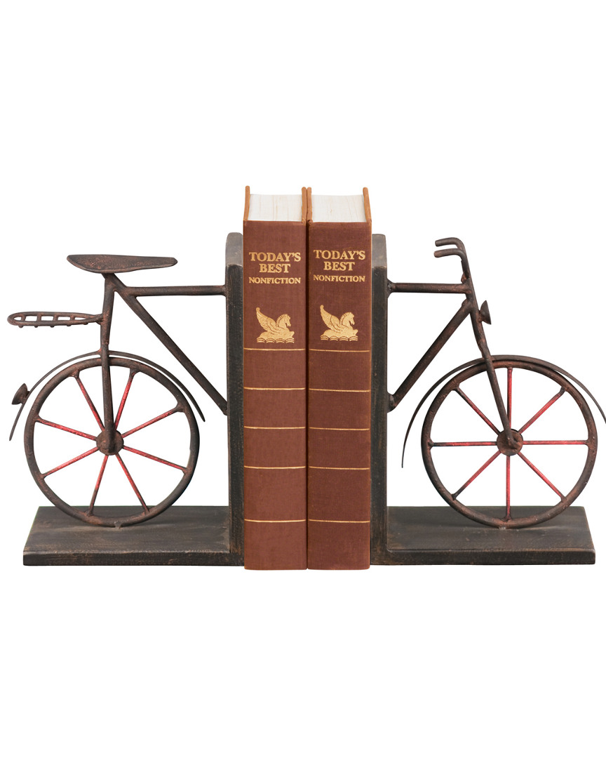 Artistic Home & Lighting Pair Bicycle Bookends In Nocolor