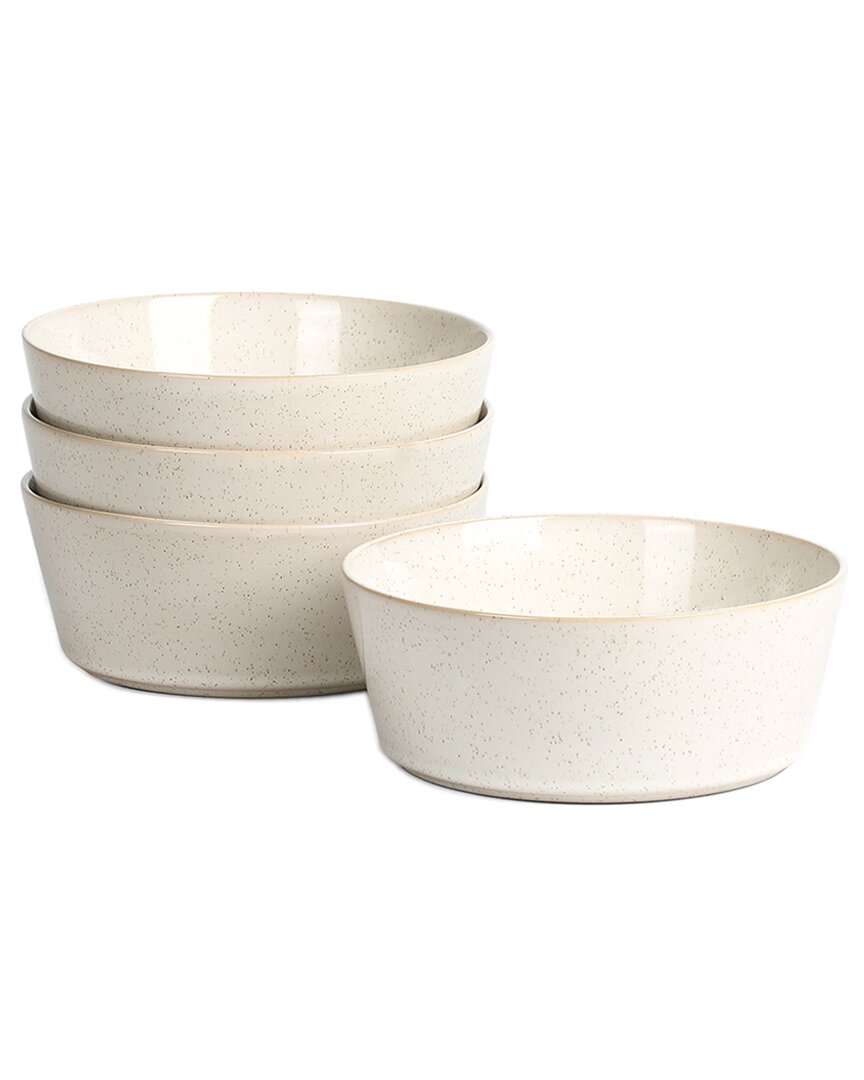 Stone Lain Claire 4-piece Bowl Set Stoneware In Neutral