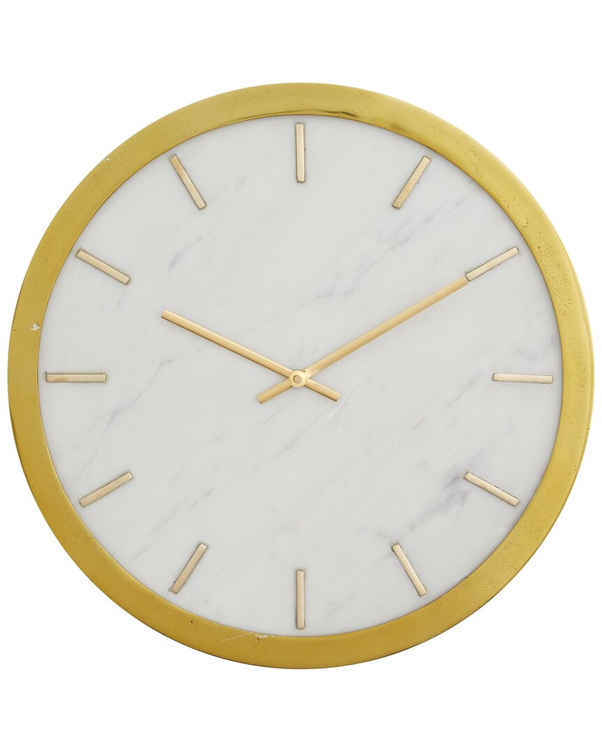 Peyton Lane Glam Wall Clock In Gold