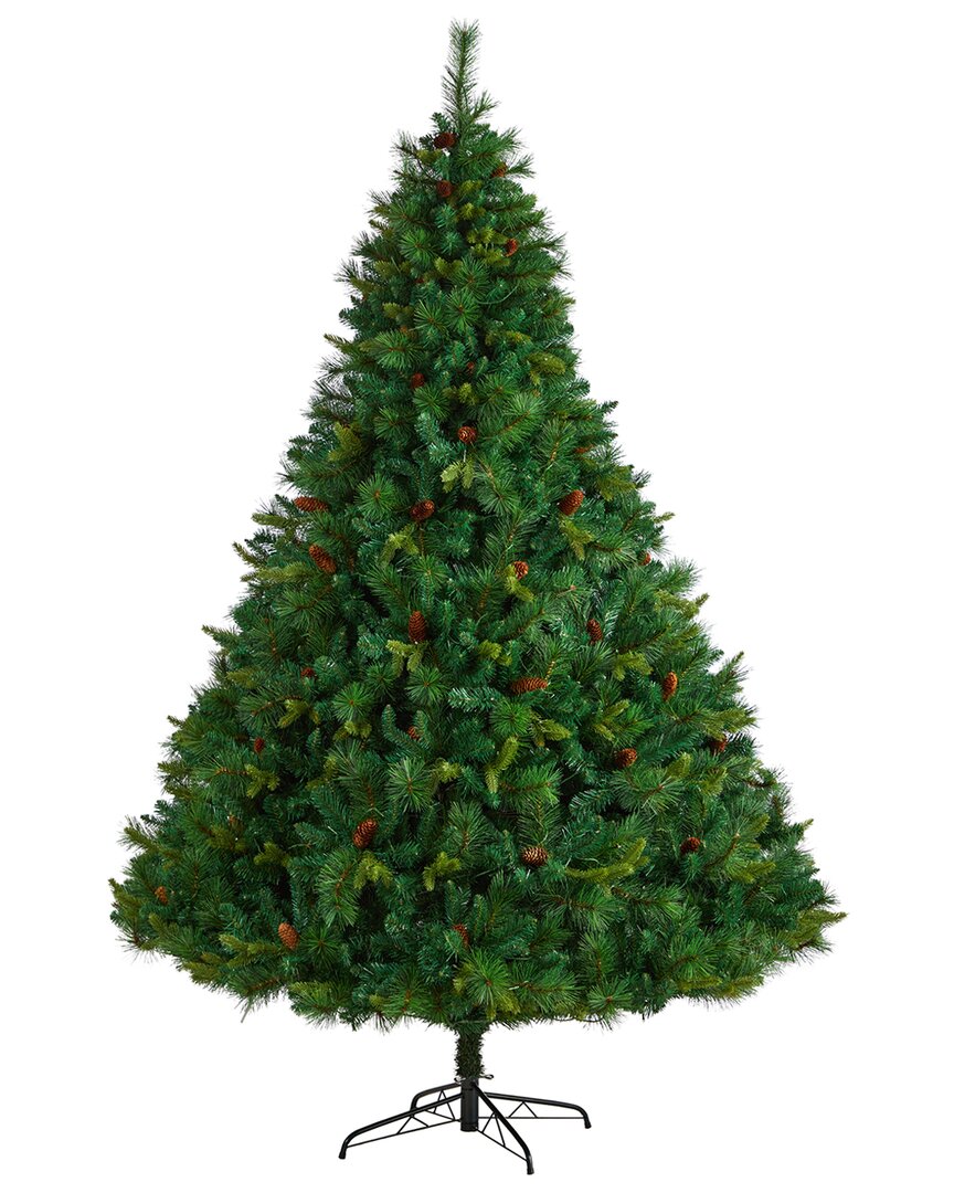 Nearly Natural 8ft. West Virginia Full Bodied Mixed Pine Artificial Christmas  Tree In Green