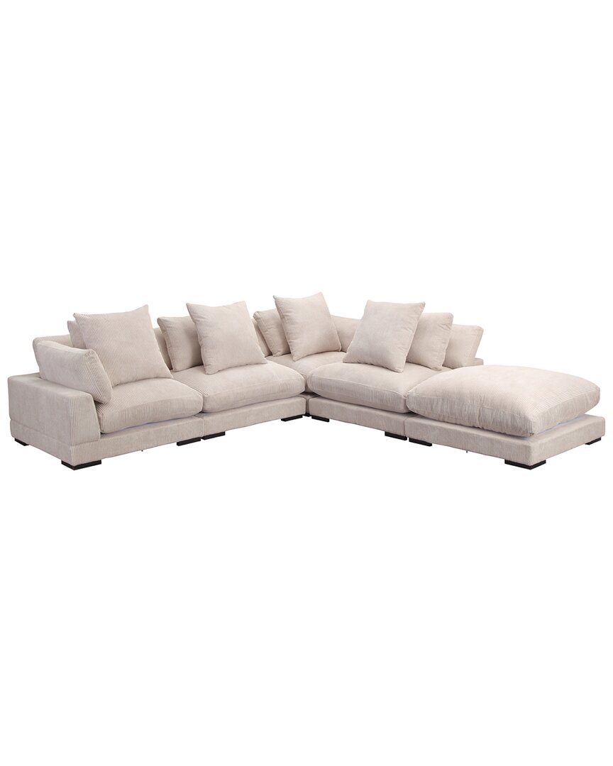 Moe's Home Collection Discontinued Tumble Dream Modular Sectional Cappuccino