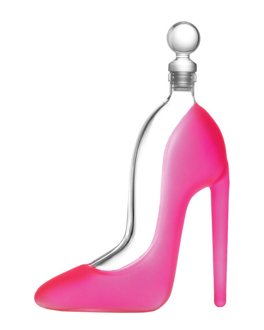 GODINGER GODINGER RUNWAY PINK HIGH HEEL DECANTER