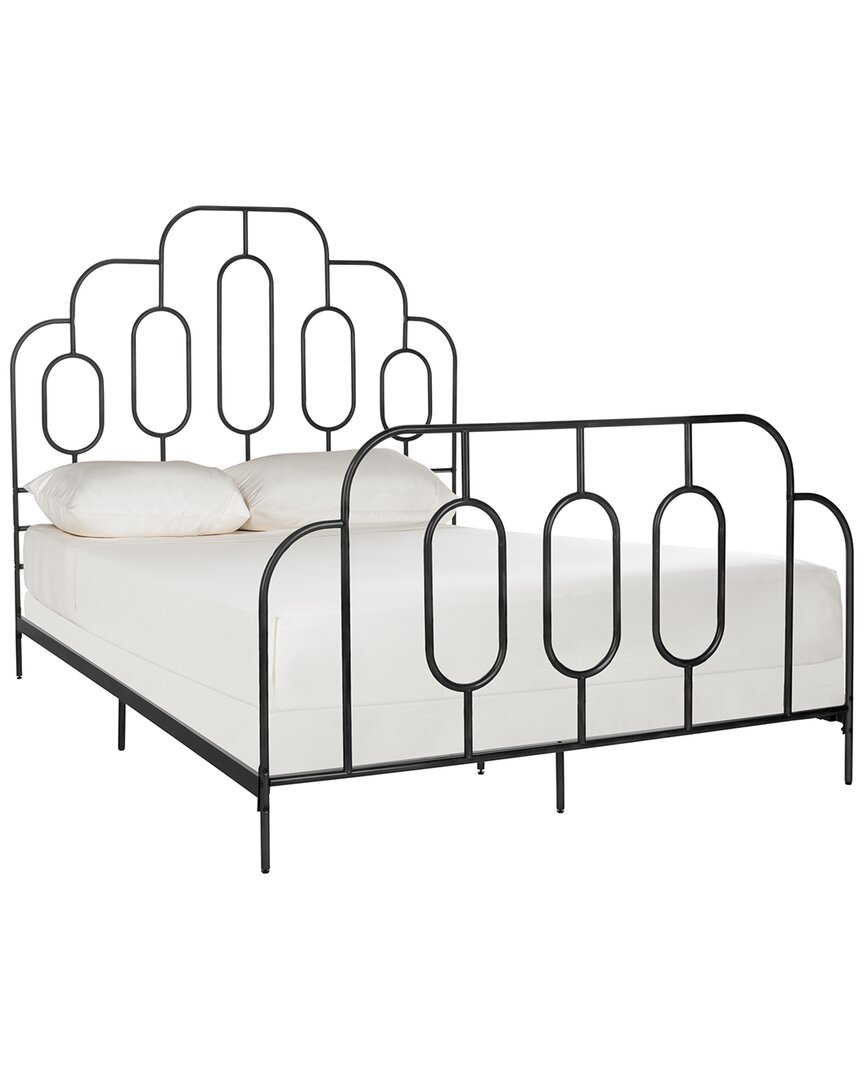 Safavieh Paloma Metal Retro Bed In Black