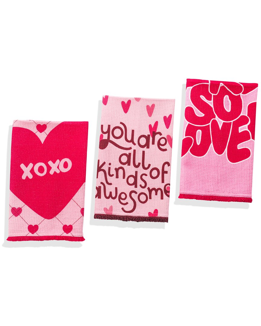 Tiramisu All Kinds Of Awesome Towel Set In Pink