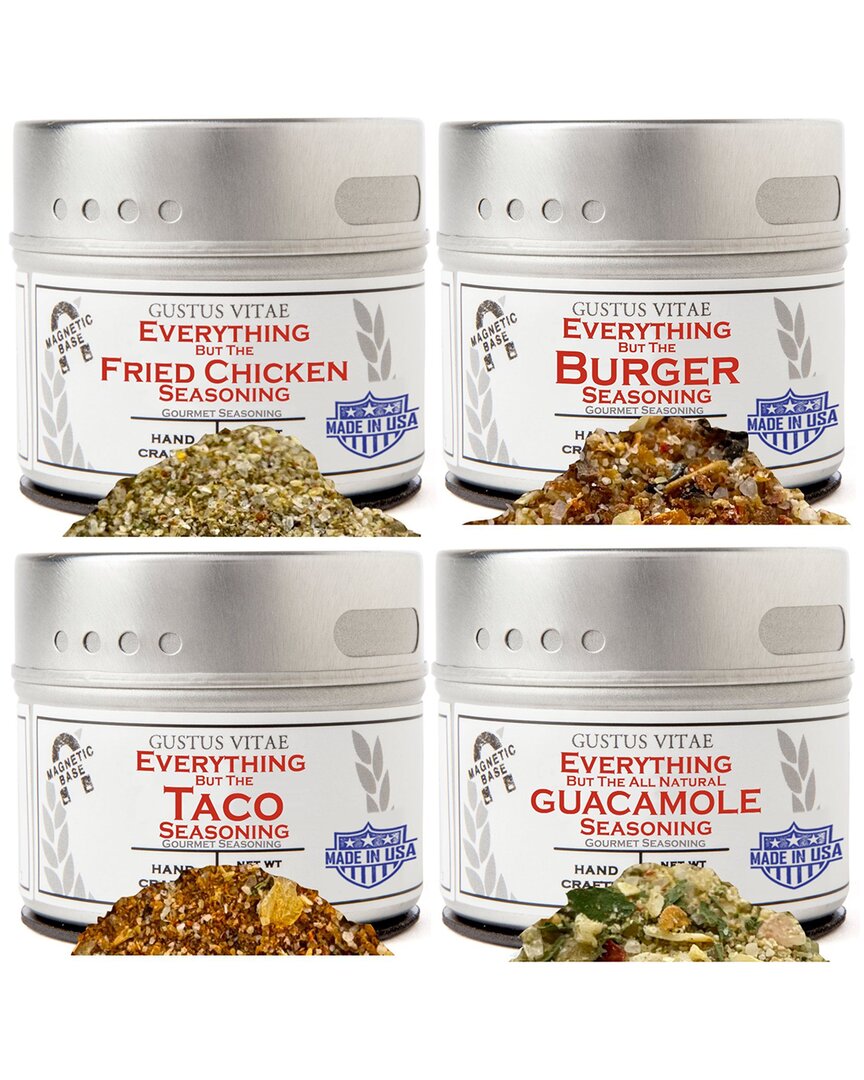 Gustus Vitae Do Not Use  Set Of 4 Everything By The Classic Cookout Spices