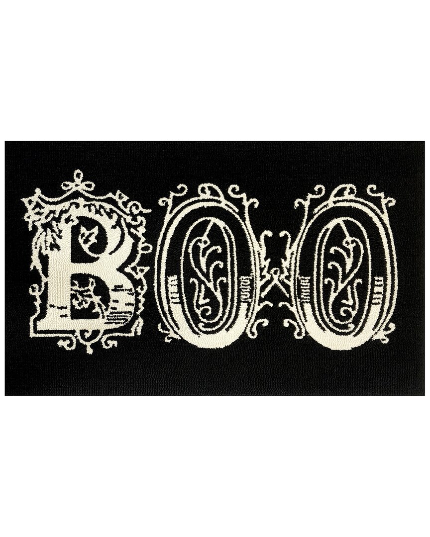 The Rug Market Boo 30x48in Doormat In Black