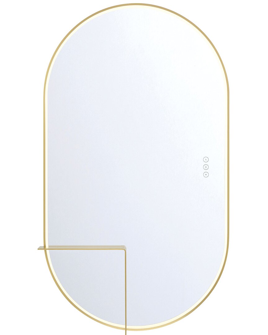 Eurofase Linden 24x42in Rectangular Mirror In Gold