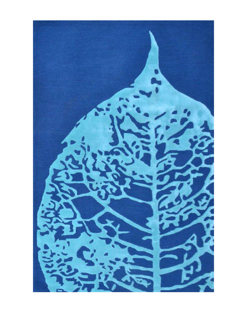 R16 Cambria Leaf Hand-made Wool & Silk Contemporary Rug