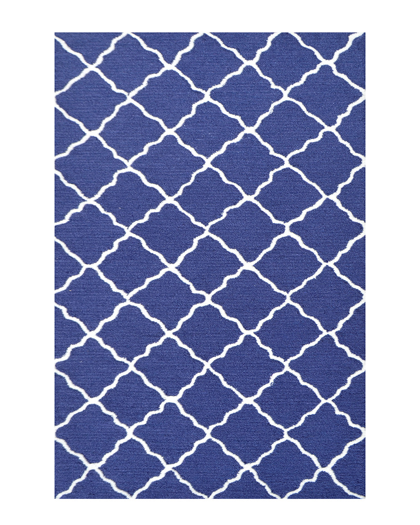 R16 Lattice Hand-made Contemporary Rug