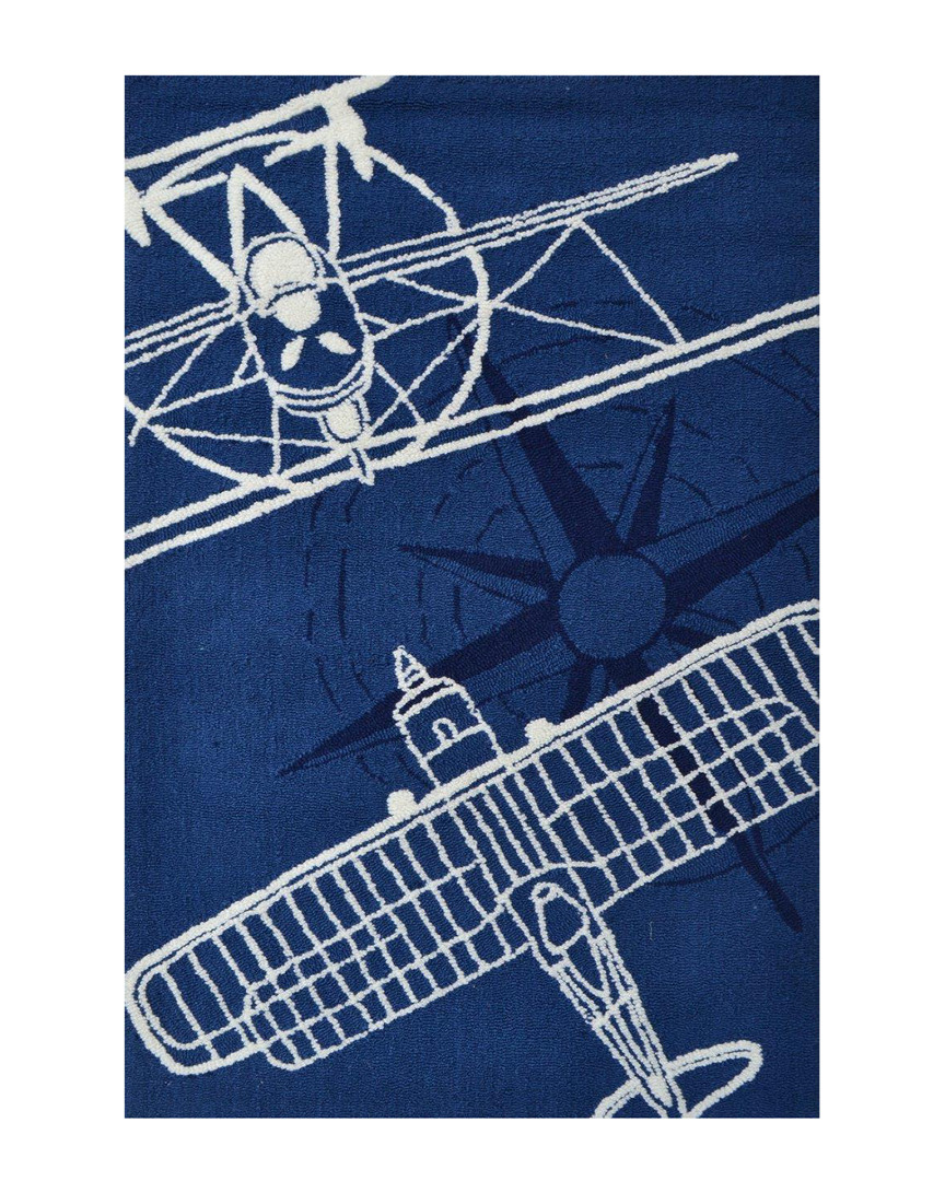 R16 Outline Plane Hand-made Contemporary Rug