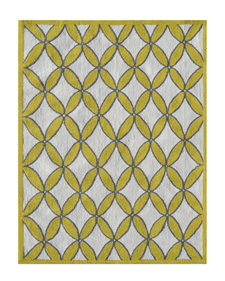 R16 Diamonds Hand-made Transitional Indoor /outdoor Rug