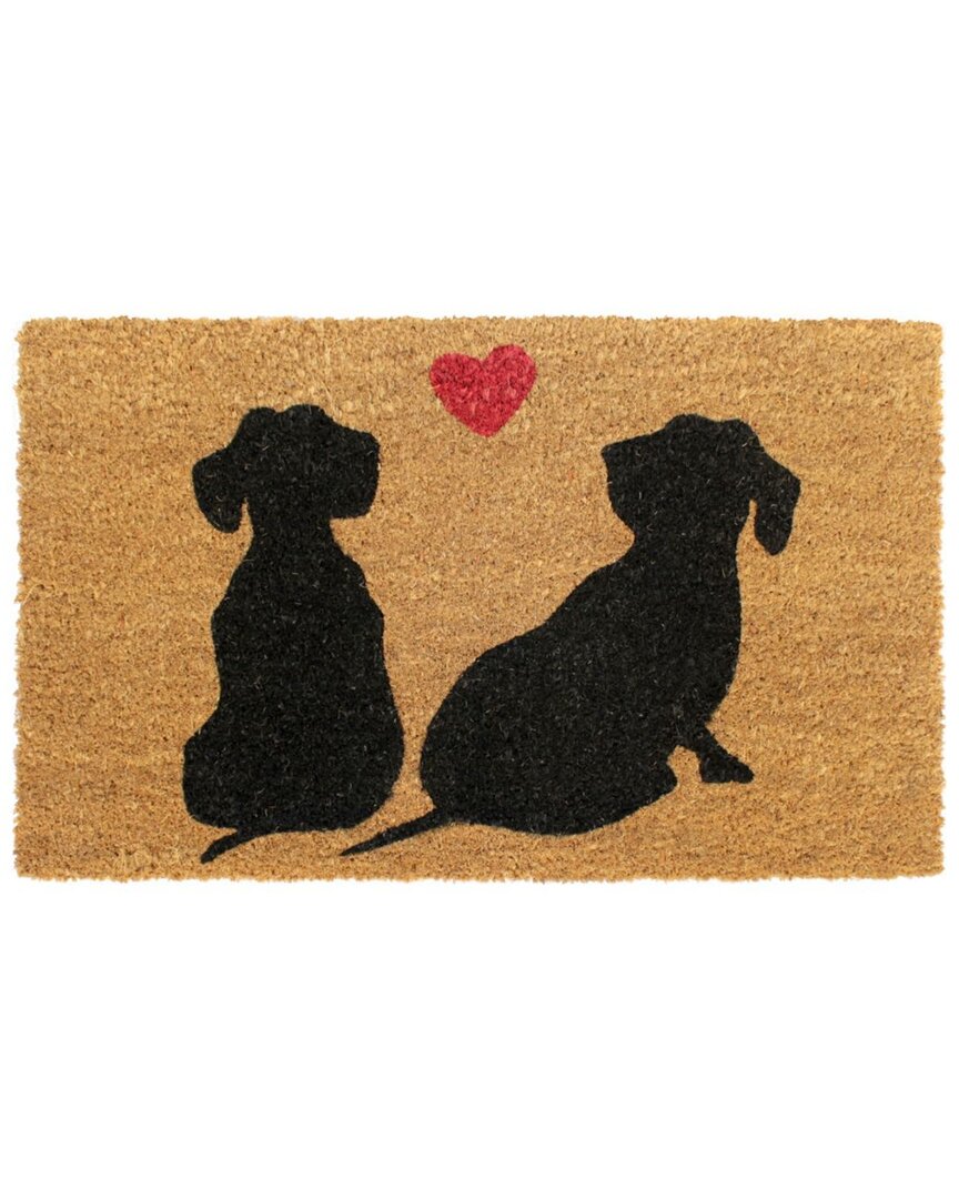 Rug Smith Dogs Doormat In Black