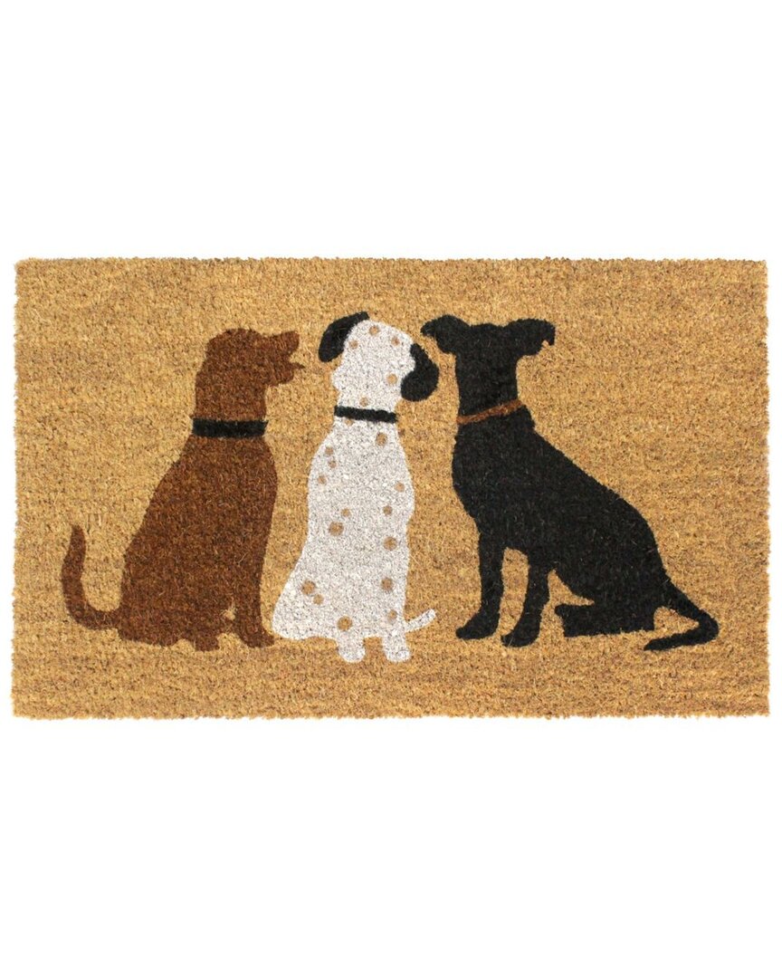 Rug Smith Dogs Doormat In Black