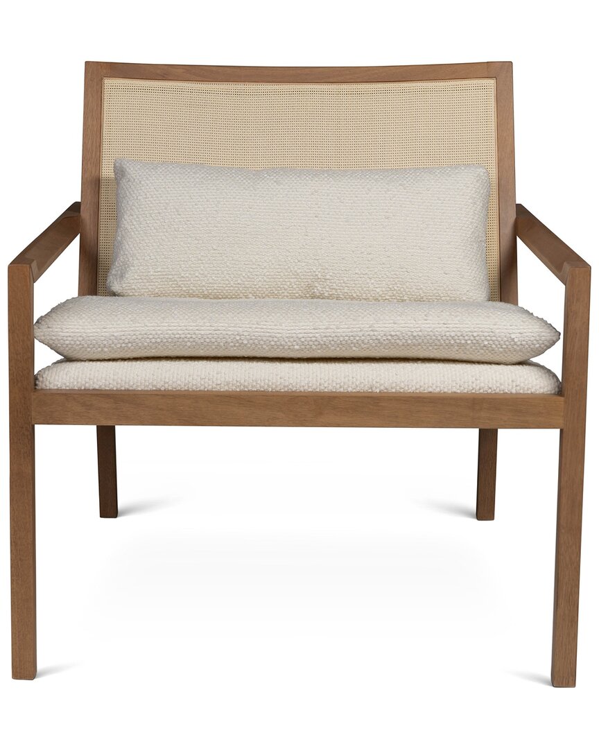 Urbia Modern Brazilian Barra Cane Lounge Chair