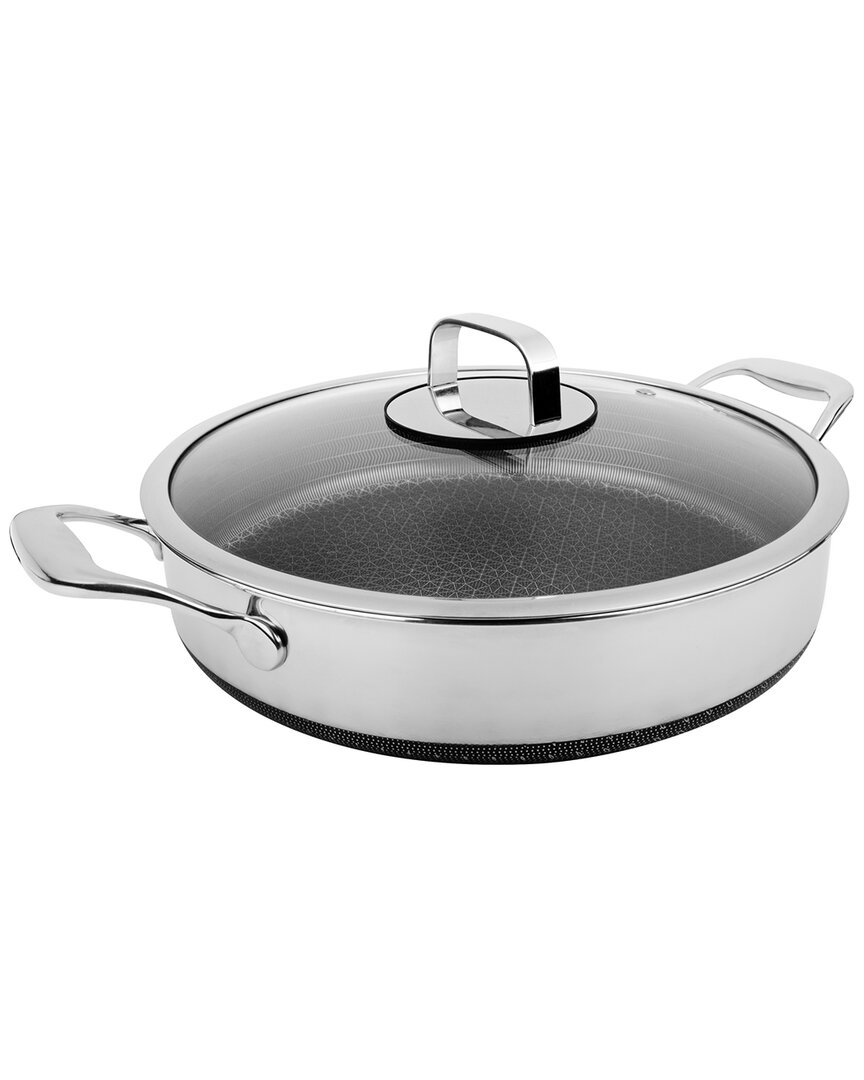 Livwell Diamondcladª 5qt Hybrid Nonstick Stainless Steel Sautž Pan & Lid