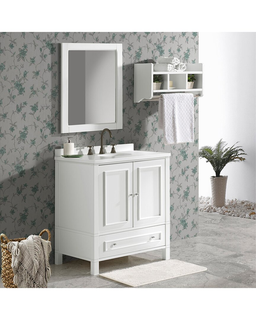 Alaterre Furniture Williamsburg 2pc Wooden Bathroom Vanity Set
