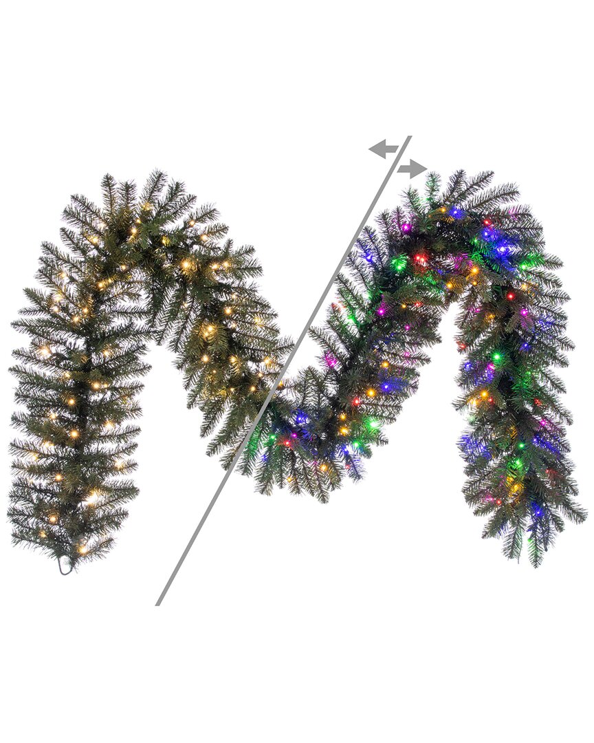 Vickerman 9ft Colorado Fir Artificial Pre-lit Garland In Multi