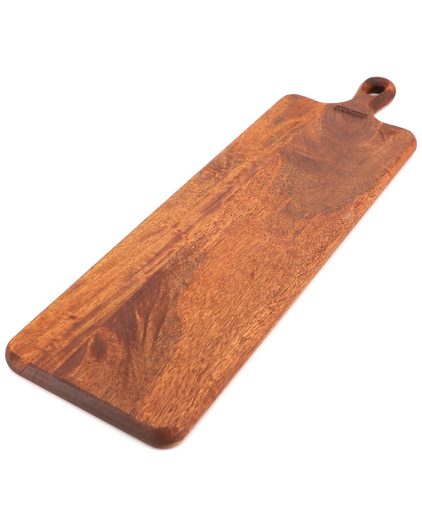 Martha Stewart Everyday Westhaven 21.8in Acacia Wood Paddle Serving Board