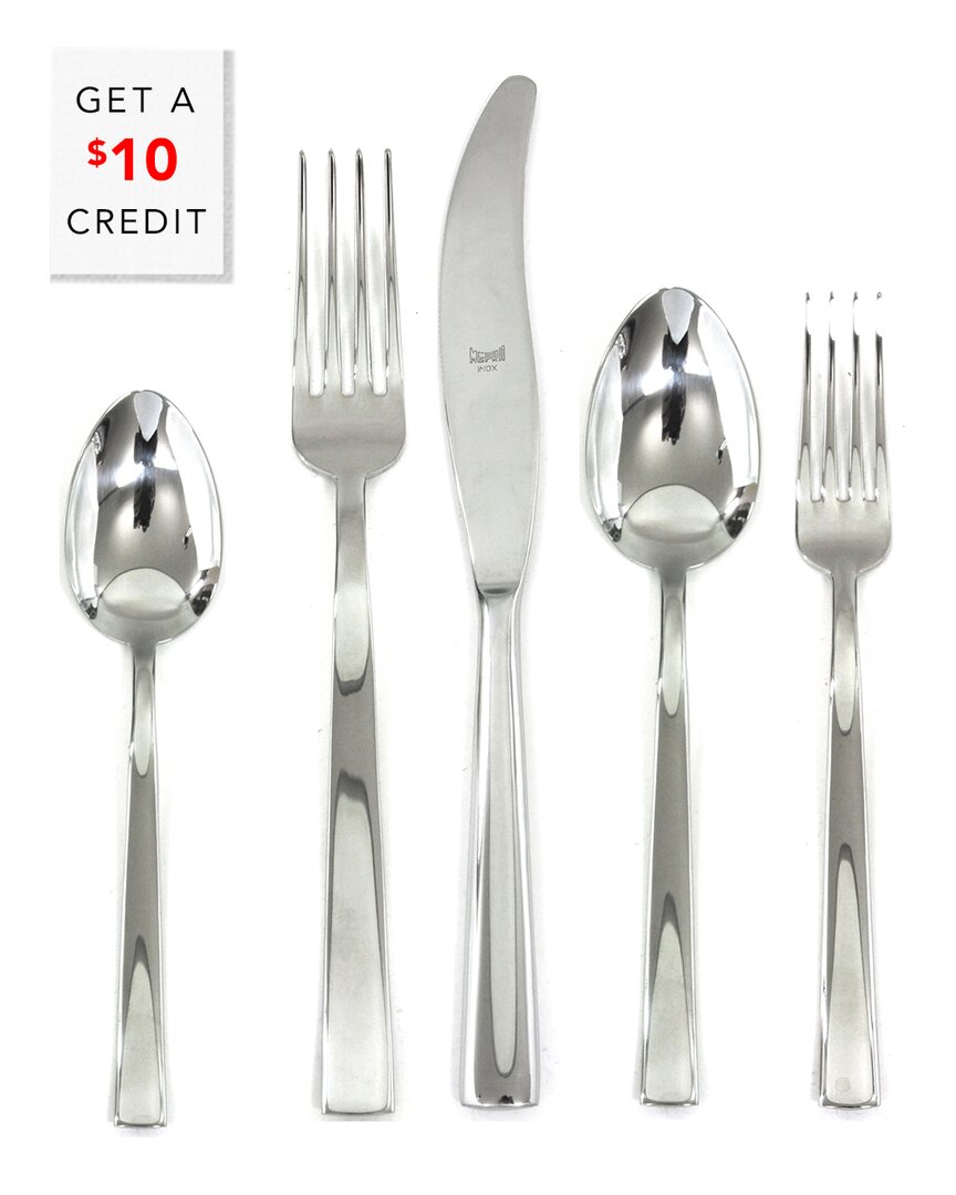 Mepra 5pc Flatware Set With $10 Credit