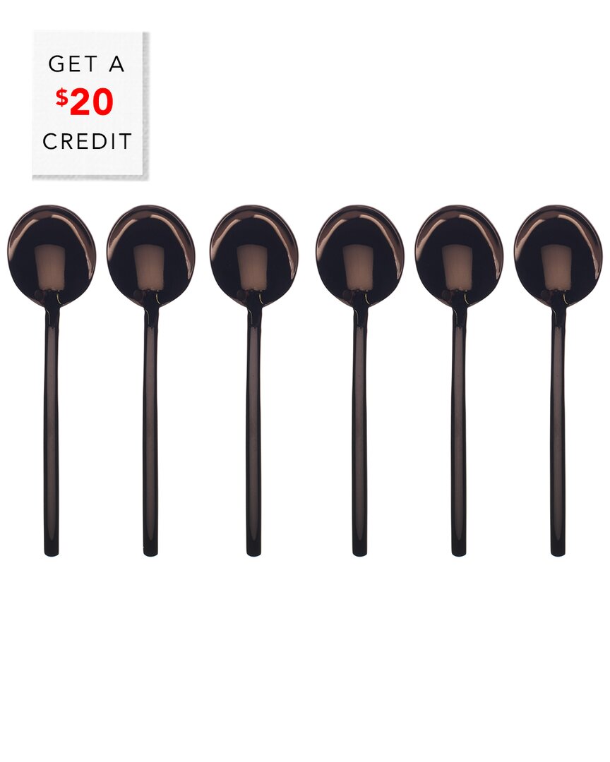 Mepra Bronxo 6pc Coffee Spoon Set