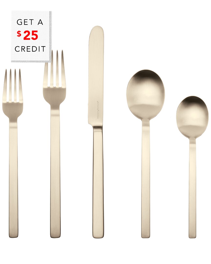 Mepra 5pc Flatware Set With $25 Credit