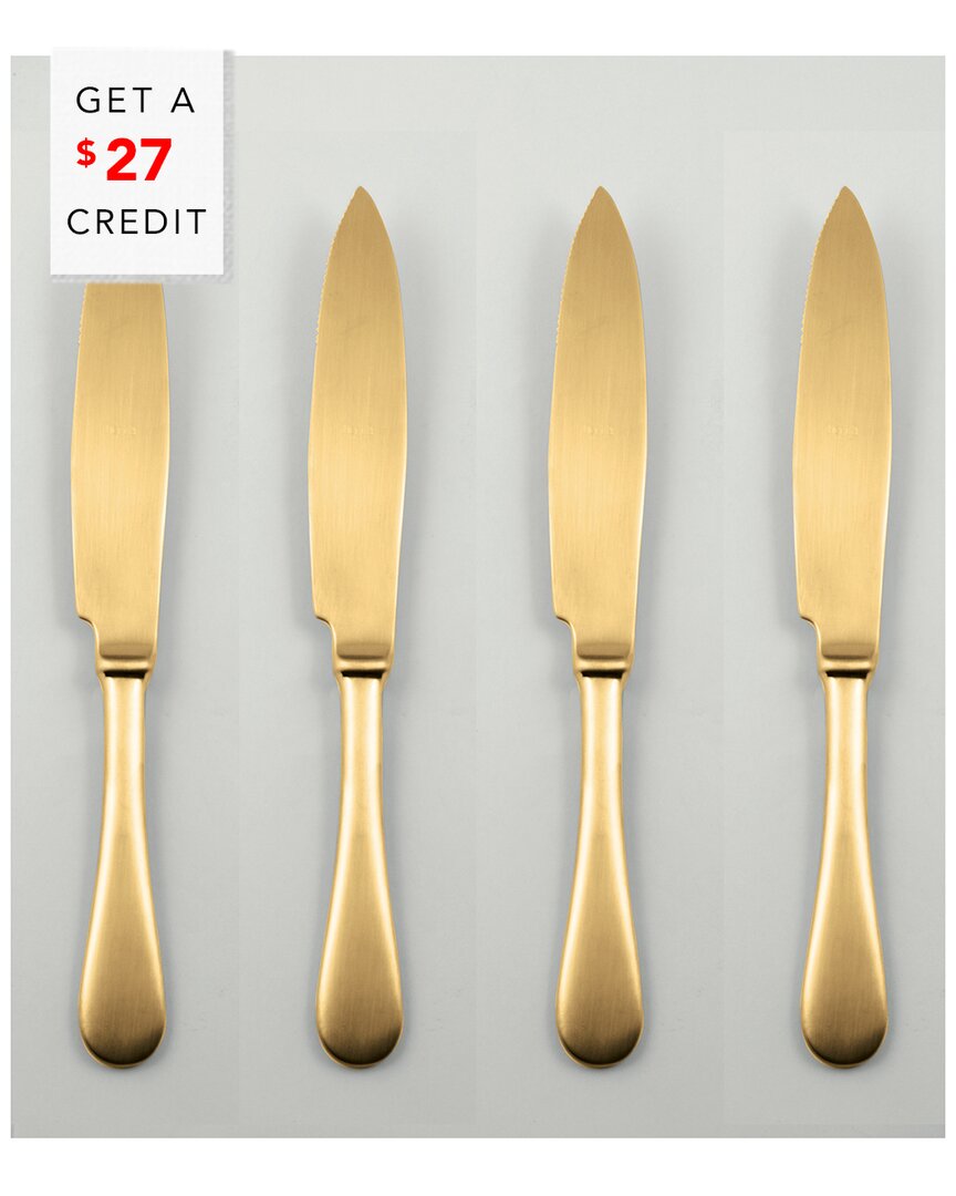 Mepra Set Of 4 American Steak Knives With $27 Credit