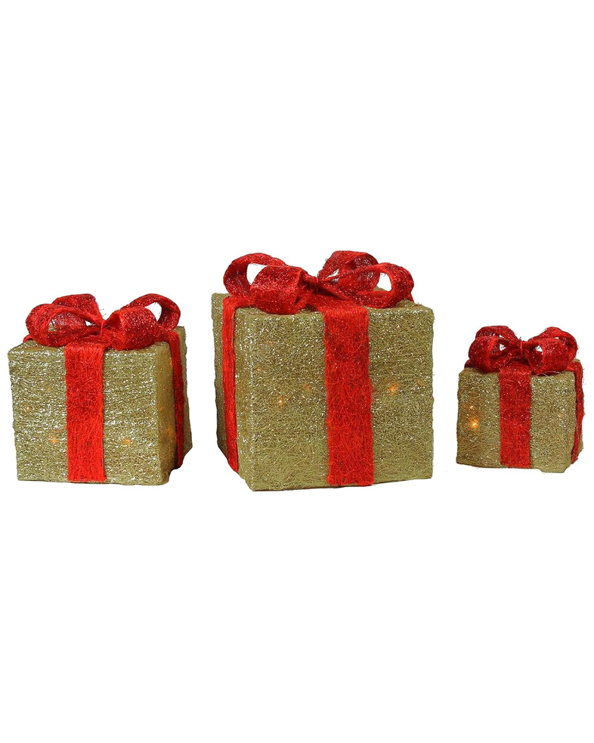 Northlight Lighted Gi Boxes Outdoor Christmas Decorations