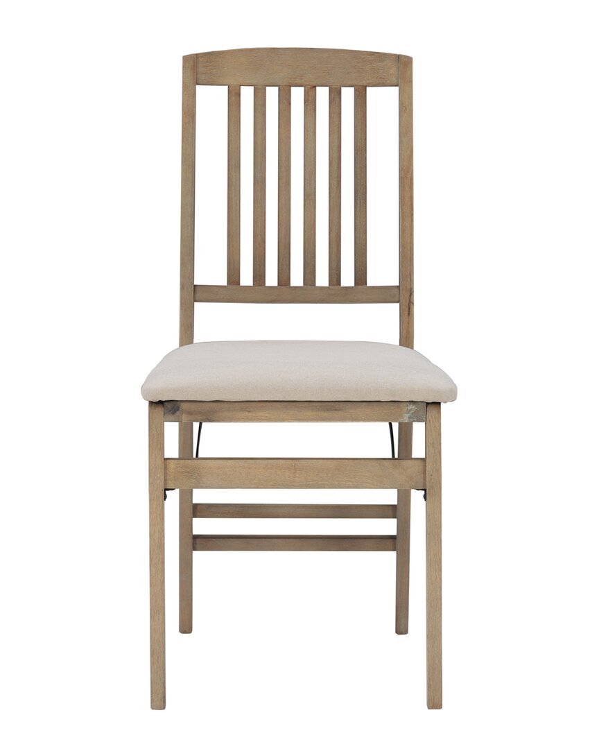 Linon Triena Mission Folding Chair