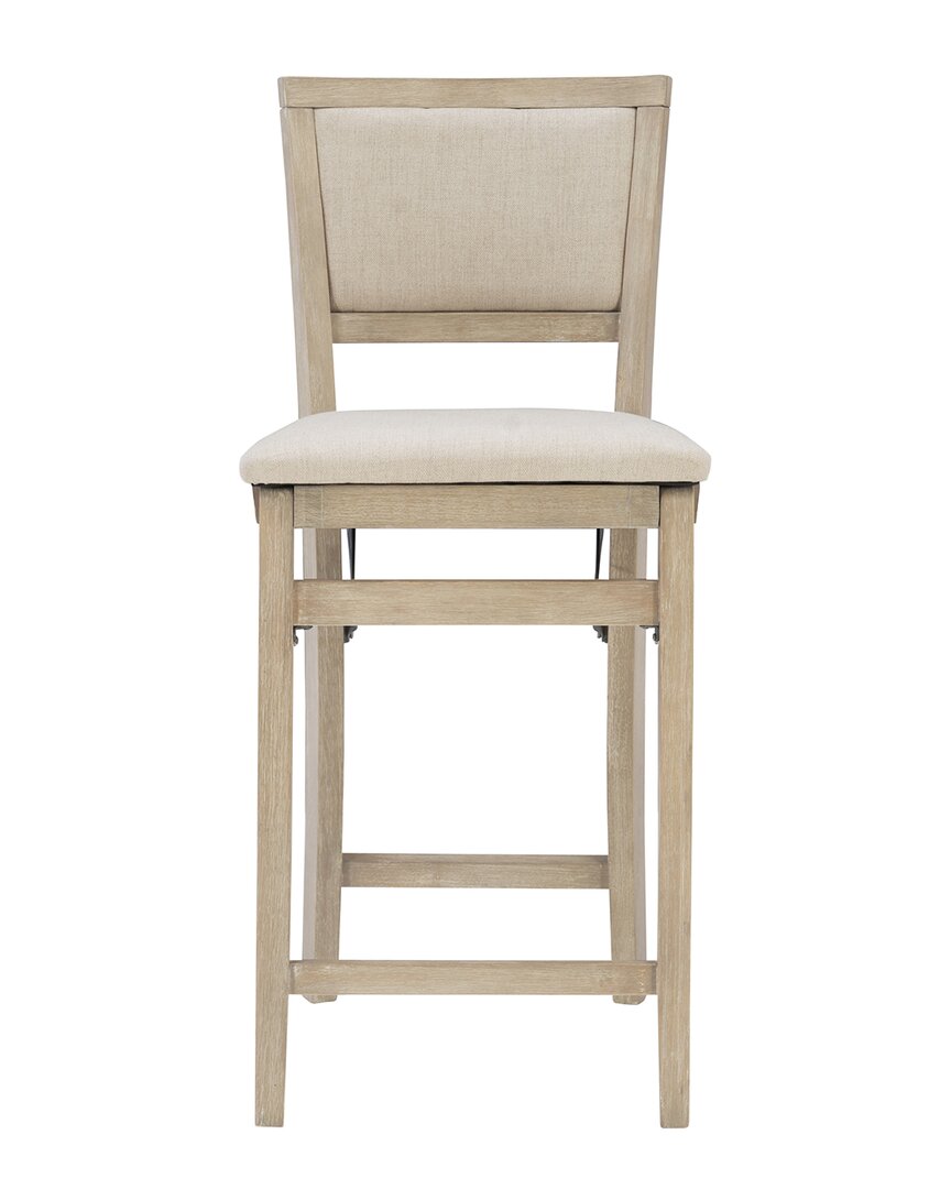 Linon Keira Pad Back Folding Bar Stool