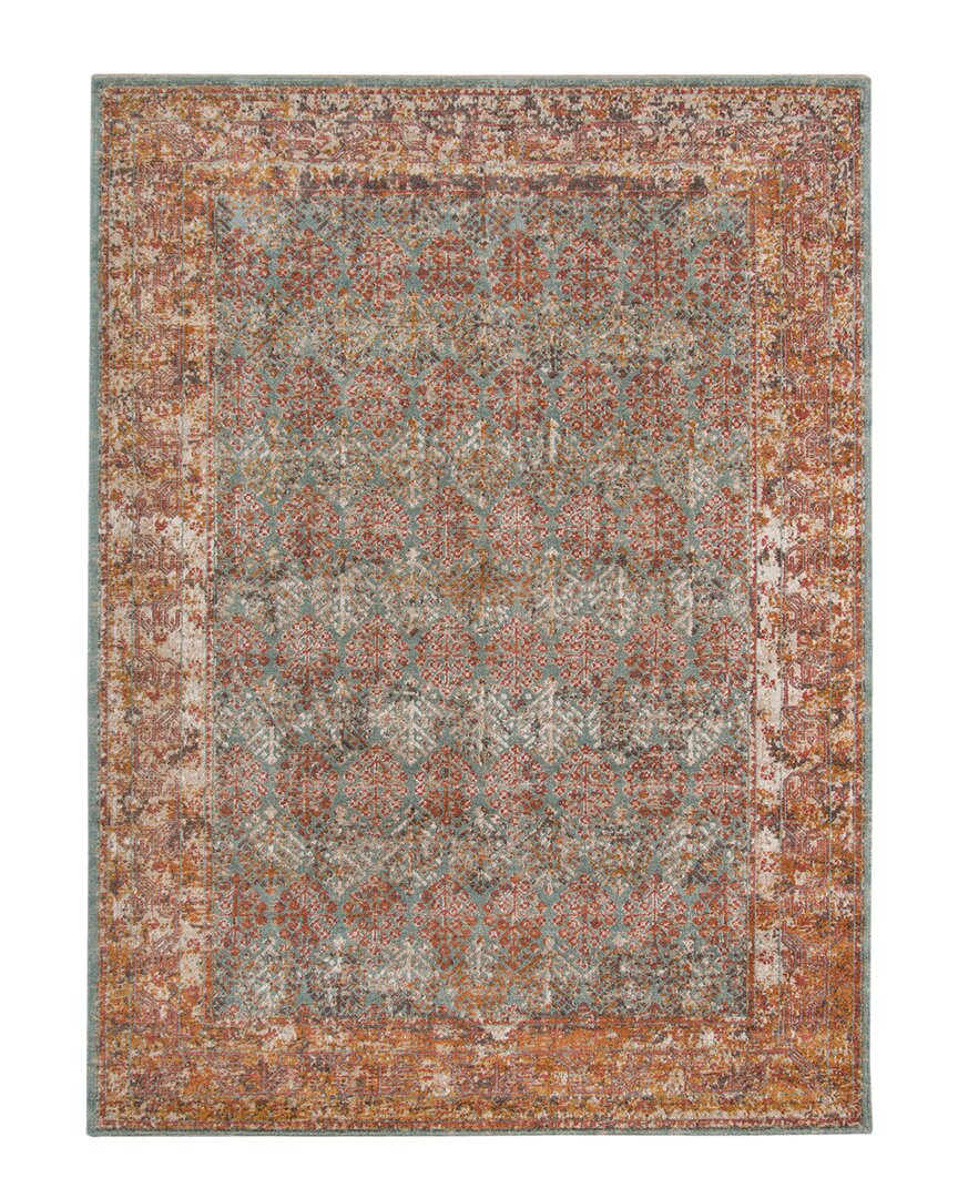 Ar Rugs Eternal Layla Transitional Rug In Teal