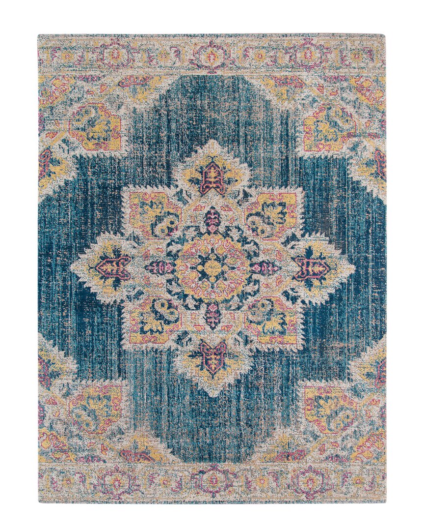 Shop Ar Rugs Eternal Lucy Transitional Rug In Turquoise