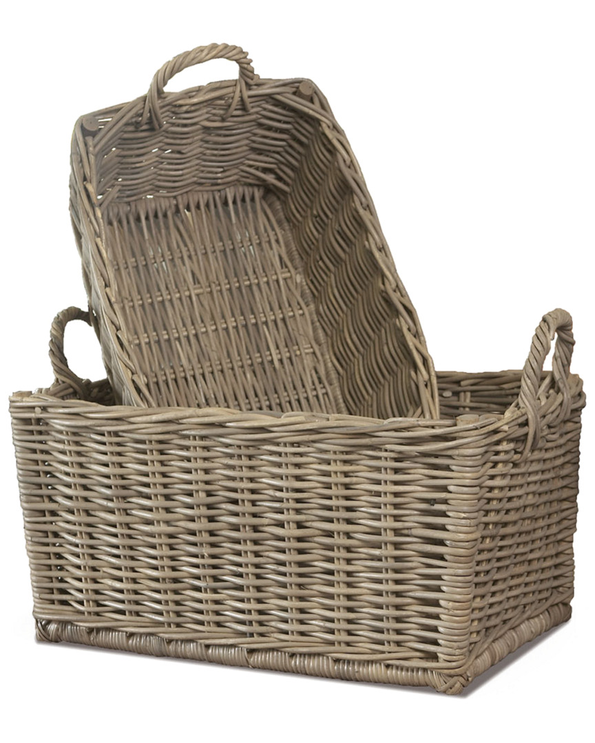 Napa Home & Garden Set Of 2 Normandy Laundry Baskets