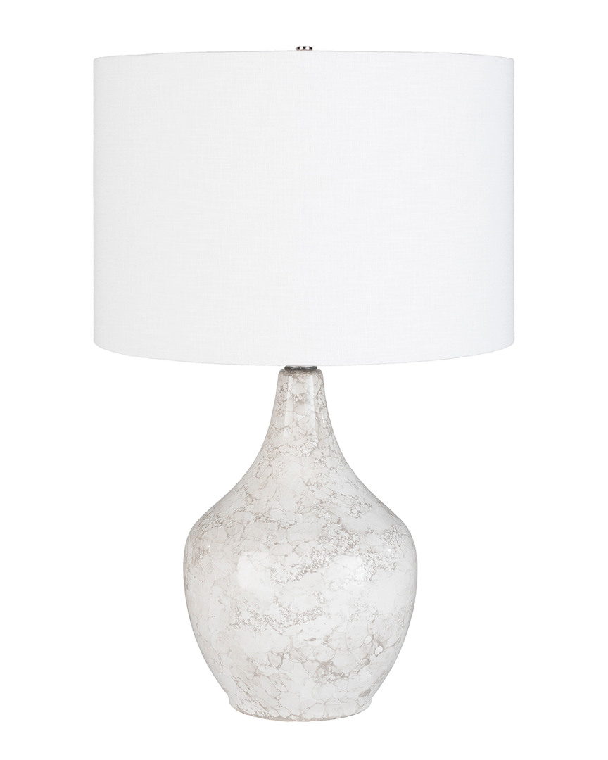 Surya Leland Off-white Table Lamp
