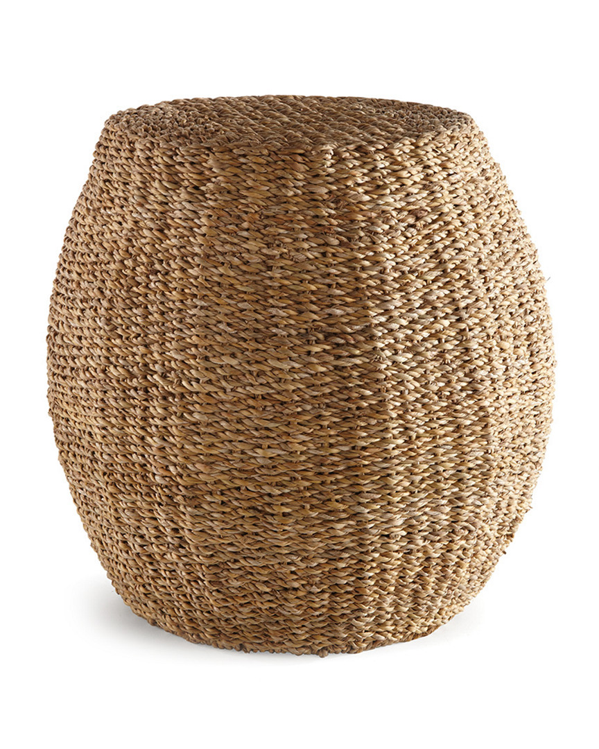 Napa Home & Garden Seagrass Hourglass Pouf