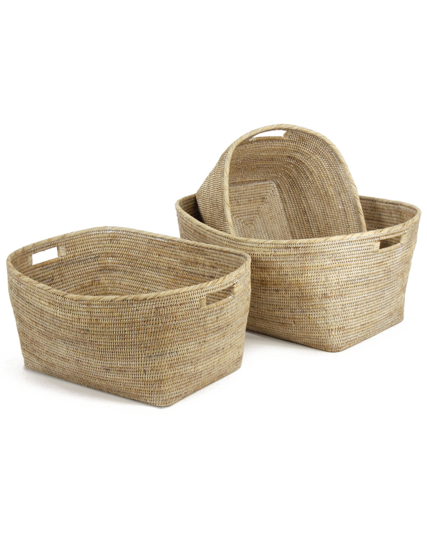 Napa Home & Garden Napa Home And Garden Set Of 3 Burma Rattan Family Baskets