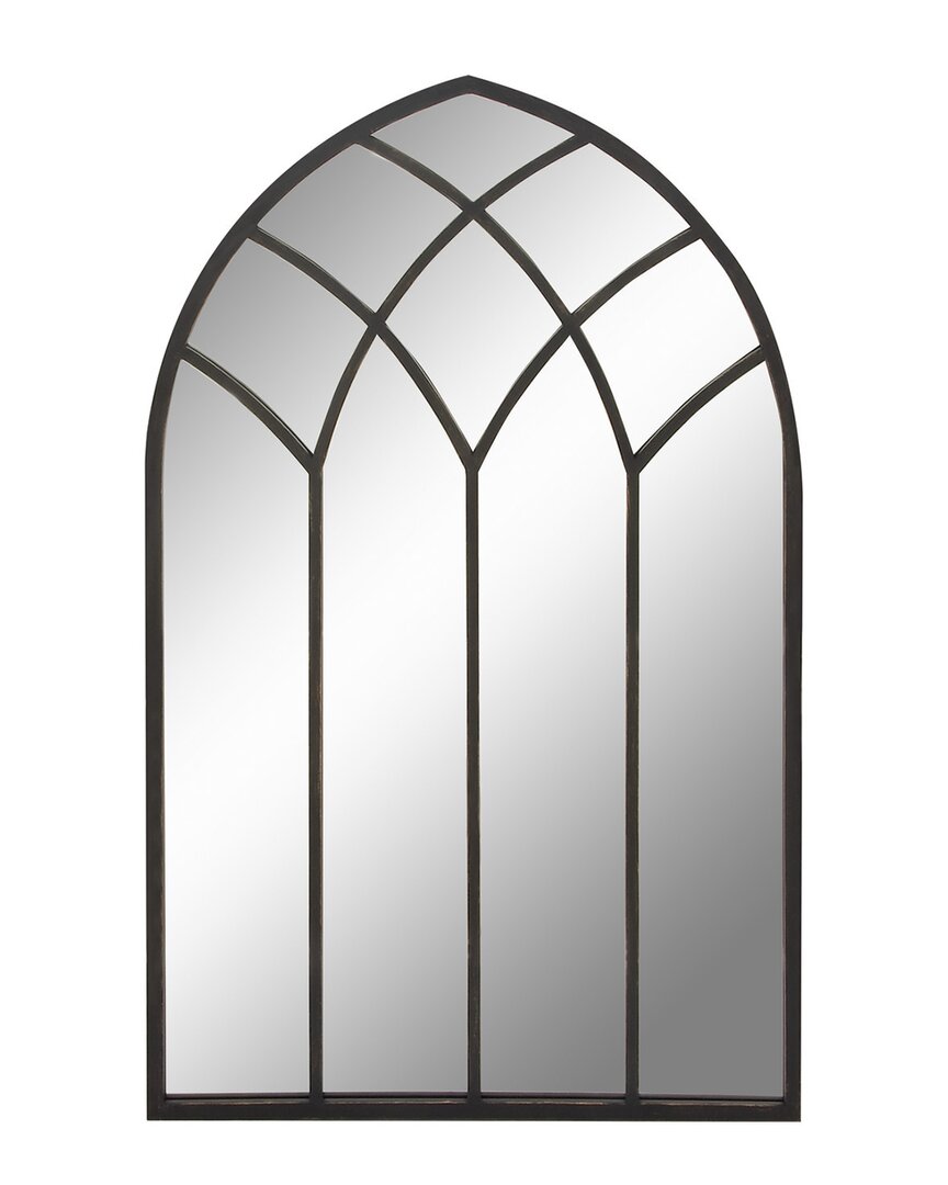 Peyton Lane Black Traditional Metal Wall Mirror