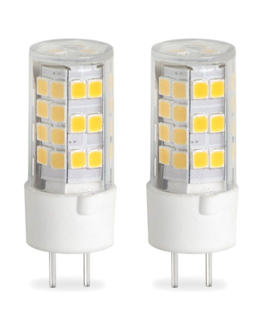 Bulbrite Pack Of 2-led Mini T4 Dimmable Bi-pin Base (gy6.35) Light Bulb
