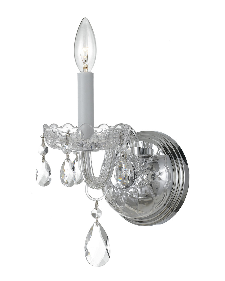 Crystorama Traditional Crystal 1-light Spectra Sconce