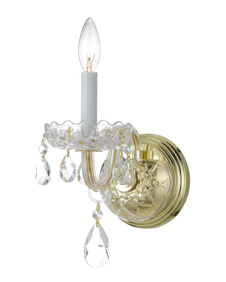Crystorama Traditional Crystal 1-light Spectra Sconce
